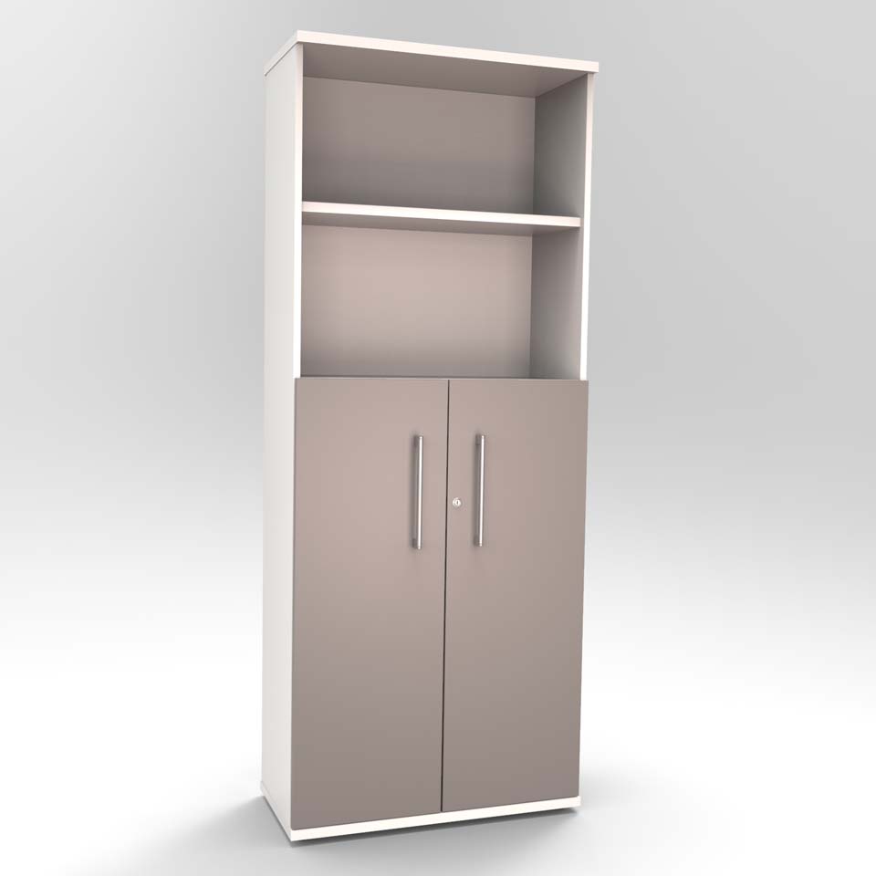 White Bespoke Office Storage Unit