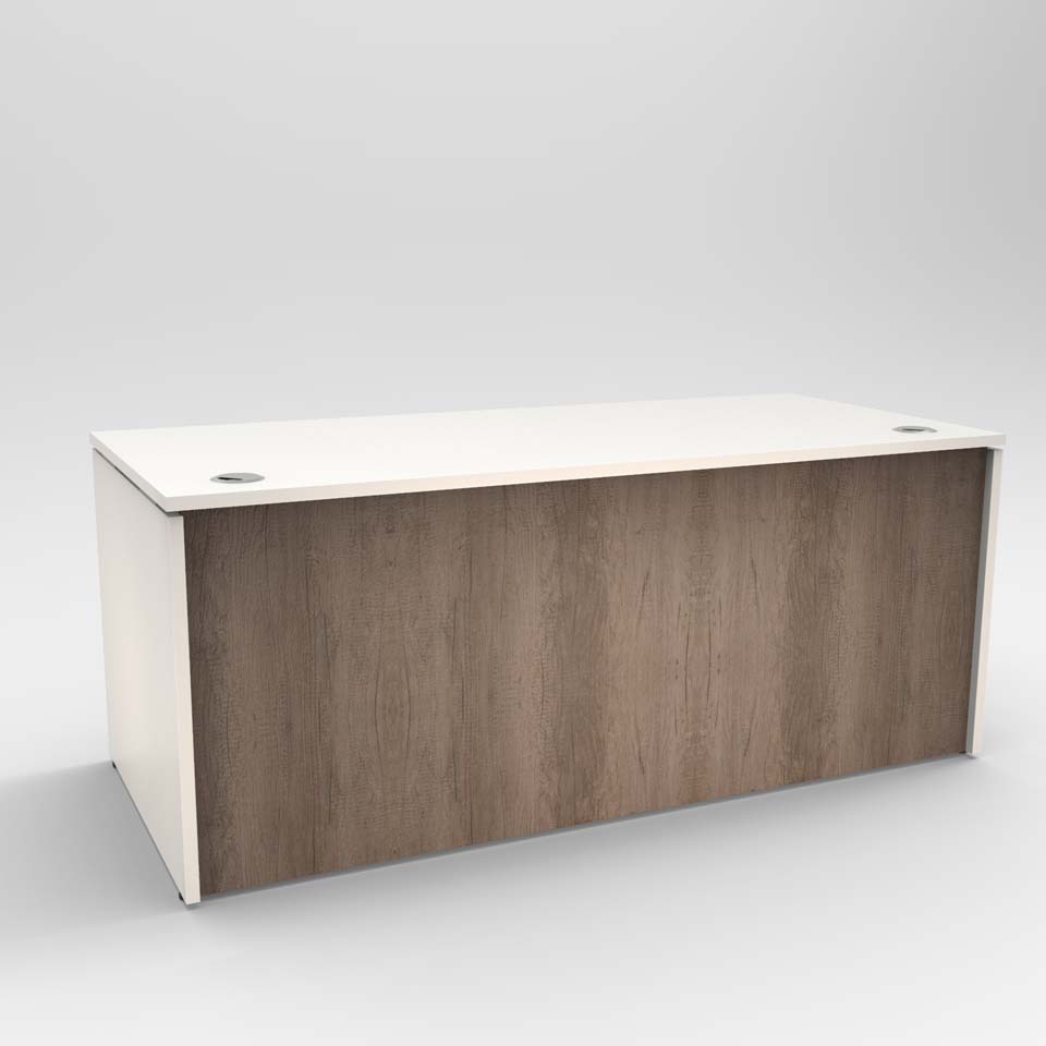 White Bespoke Office Desk