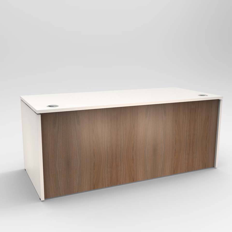 White Bespoke Office Desk